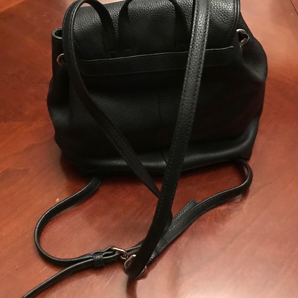 Kate Spade Black Leather Backpack & Wallet Bundle